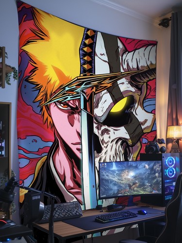 Bleach anime hollow - hollow, printed