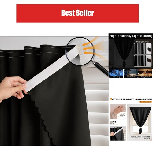 Self adhesive blackout curtain - adhesive,