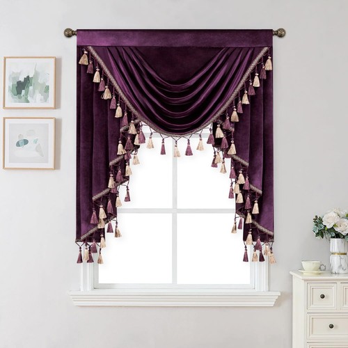 Purple velvet waterfall - purple,