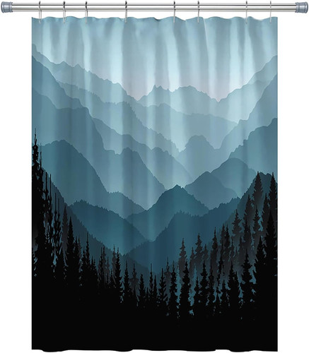 Shower curtains forest - shower,