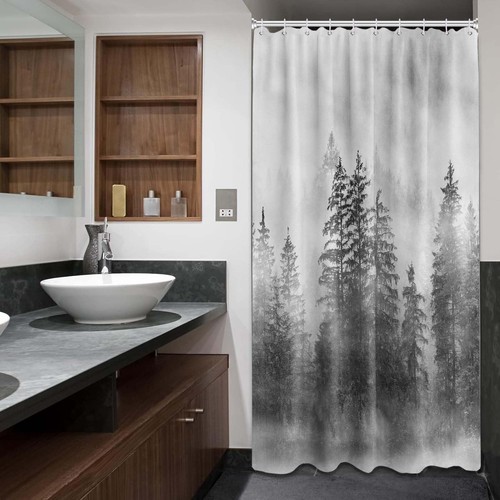 48x72inch black grey forest - 48x72inch,