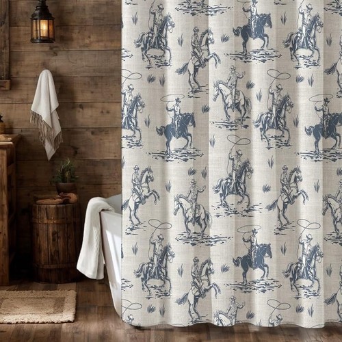 Western cowboy linen shower - cowboy,