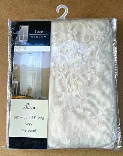 Alison floral lace curtain - alison,
