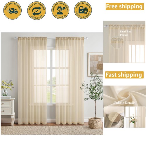 Lightweight cream sheer - lightweight,