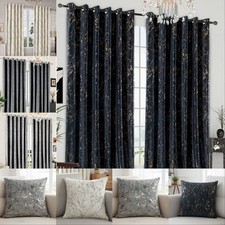 Glitzy Curtain Crushed Velvet