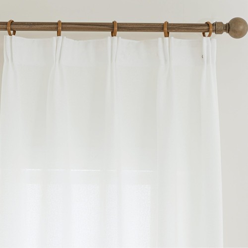 White linen curtains - 84, inches