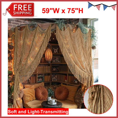 Macrame curtain boho - boho,