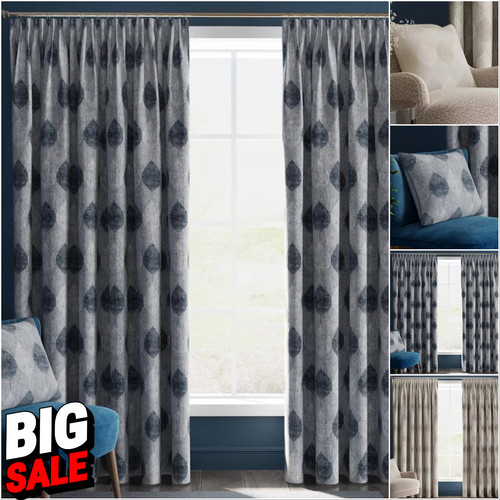Luxury jacquard curtain pair - luxury,
