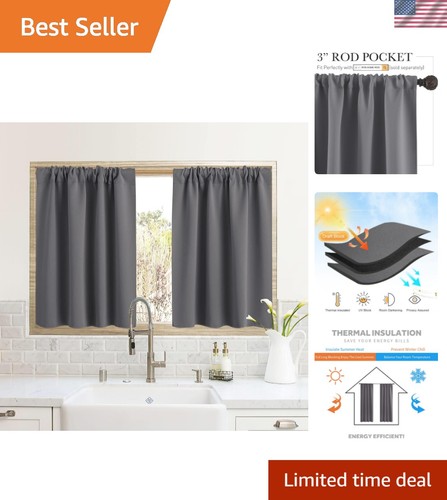 Cozy grey blackout curtain - cozy,