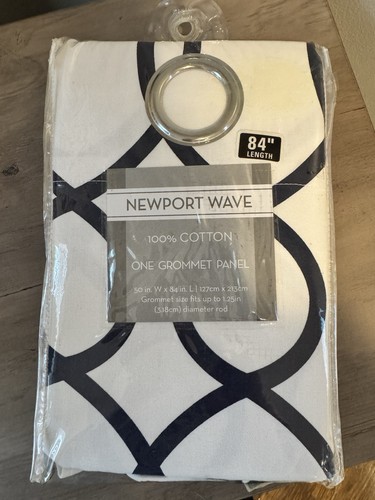 Newport wave cotton grommet - wave,