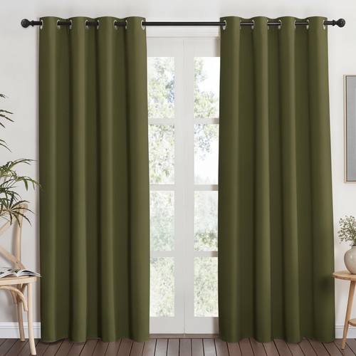 Stylish olive green blackout - green,
