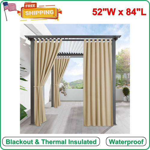 Waterproof outdoor curtains - waterproof,