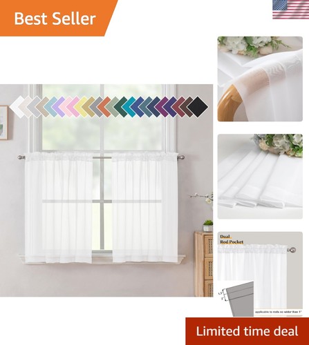 Light filtering sheer valances - light,