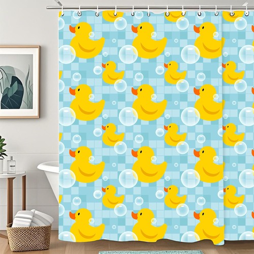 Rubber duck and bubble - duck,