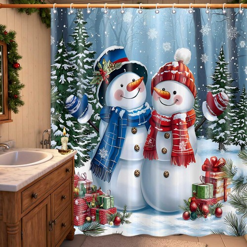 Waterproof fabric snowman - fabric,