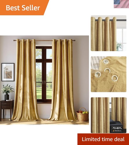 Set gold velvet blackout - gold,