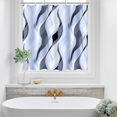 Sky blue and grey - sky, striped