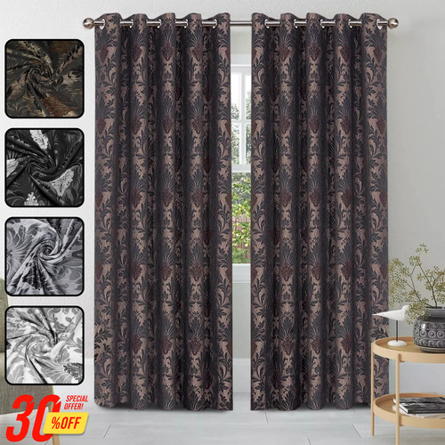 Blackout curtains thermal ring - curtains,