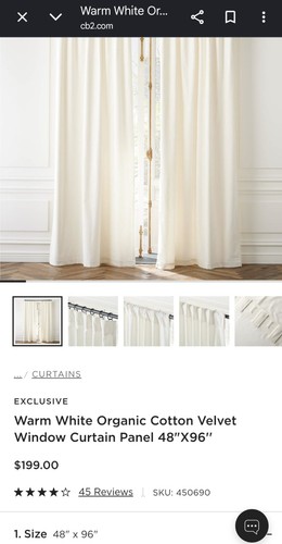 Cb2 velvet organic cotton - 4,