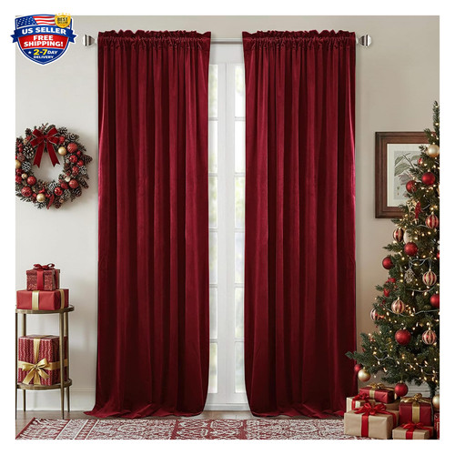 Velvet curtains for living - velvet,