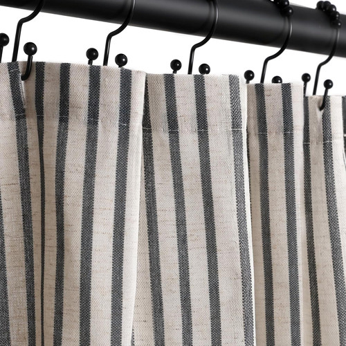 Farmhouse striped shower - striped,