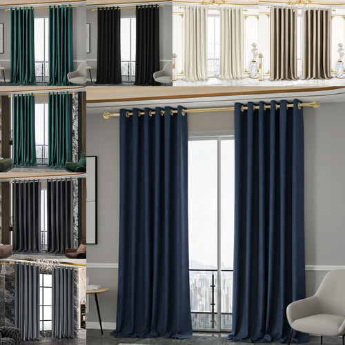 100 blackout curtains - 100%, pair