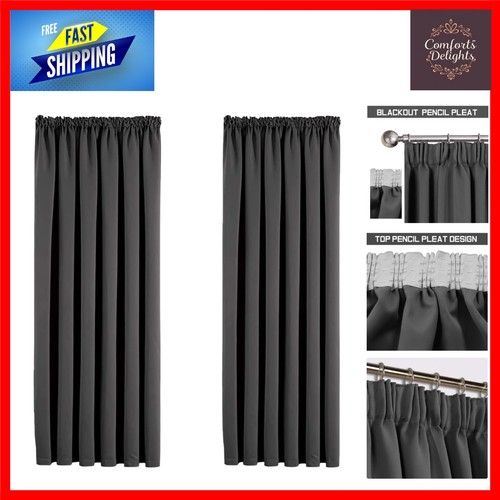 Elegant pencil pleat blackout - pencil,