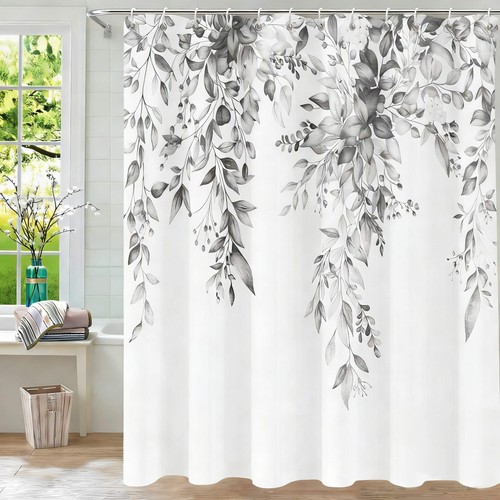 Shower curtain black and - curtain,