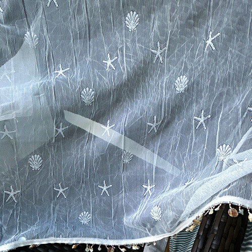 Heritage lace sheer - heritage, coastal