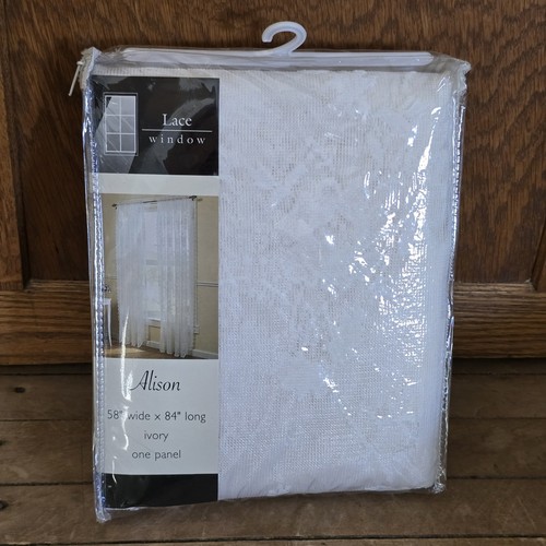 Alison floral lace curtain - floral,