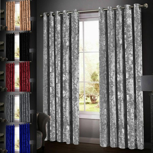 Crushed velvet thick - velvet, blackout