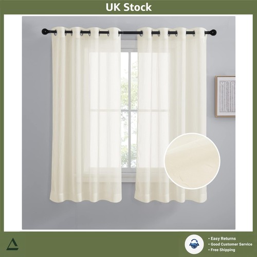 Elegant crushed voile sheer - crushed,