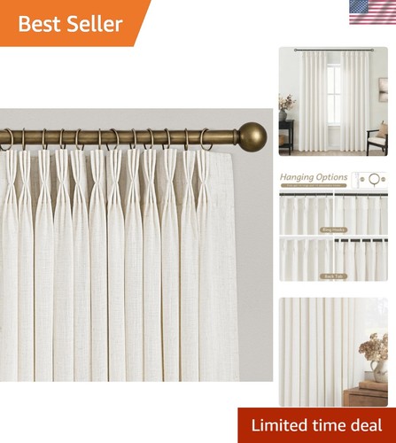 Triple pinch pleated inch - pleated, 90