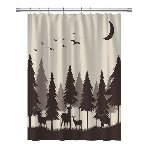 Shower curtains forest - shower,