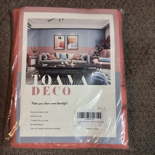 Toawa deco coral sheer grommet - deco,