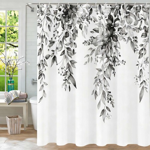 Shower curtain black and - curtain,