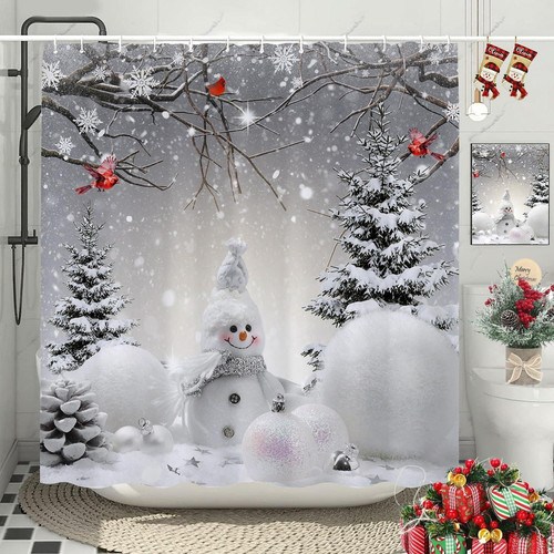 Winter christmas snowman - winter,