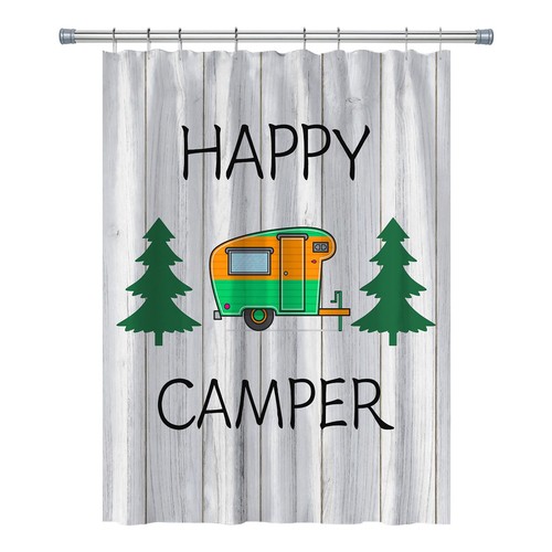 Shower curtain forest - shower,