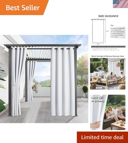 Grommet top outdoor curtains - outdoor,