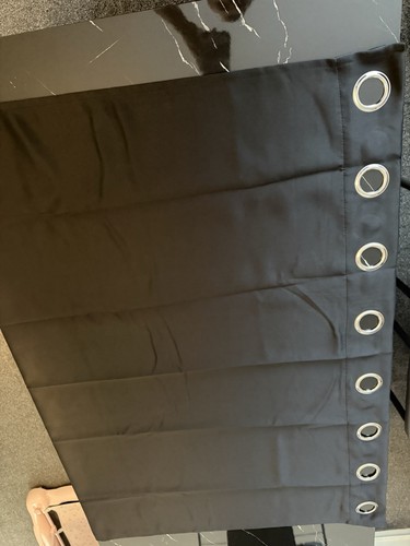 Deconovo black blackout eyelet - black,