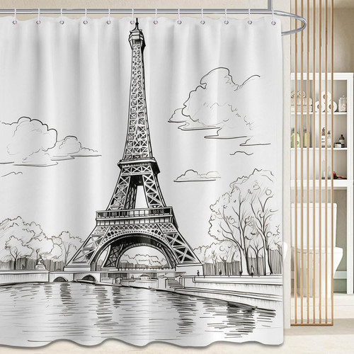 Paris eiffel tower shower - paris,