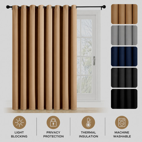 Blackout door curtain - blackout,