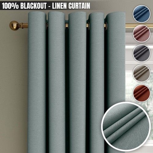 Thick thermal linen blackout - thermal,