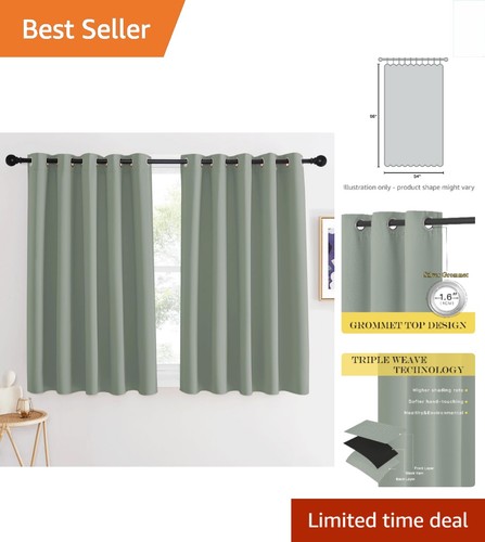 Sage green blackout curtain - blackout,