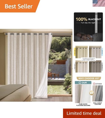 Elegant blackout linen look - blackout,