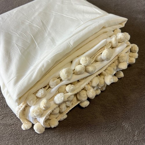 Boho pom - curtain, panel