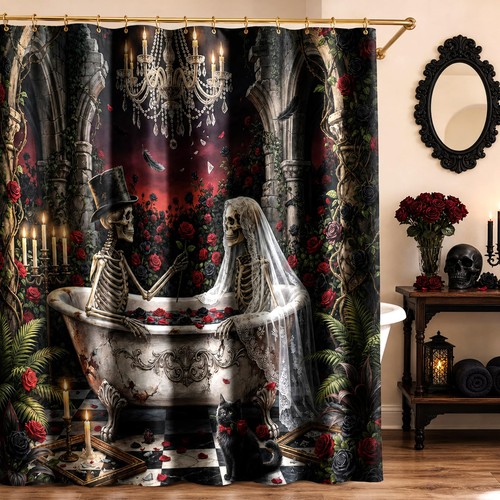 Gothic halloween skeleton - halloween,