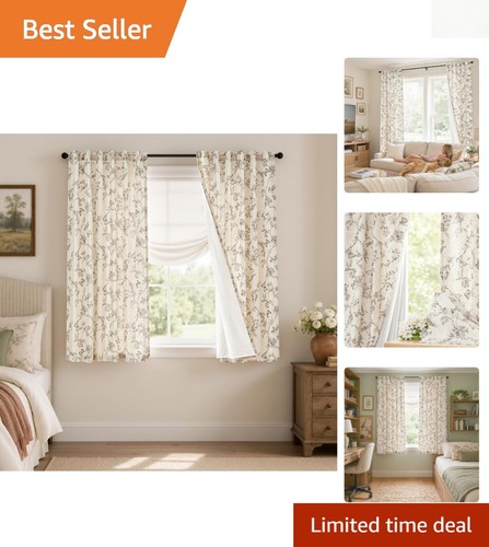 Luxe taupe floral linen - luxe,