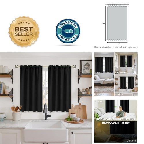 Modern blackout drapes 42 w - blackout,