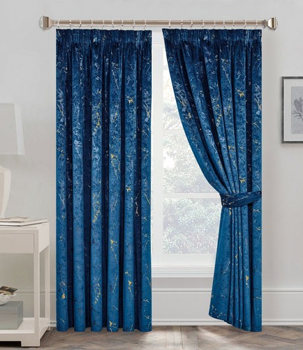 Luxury marble velvet curtain - velvet,